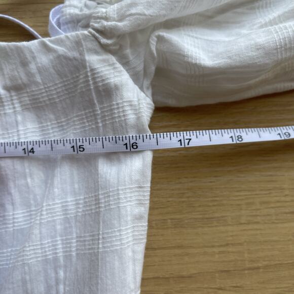 Revolve x Rumer The Label Mia Mini Dress Womens Size Medium White 100% Cotton - Picture 5 of 8